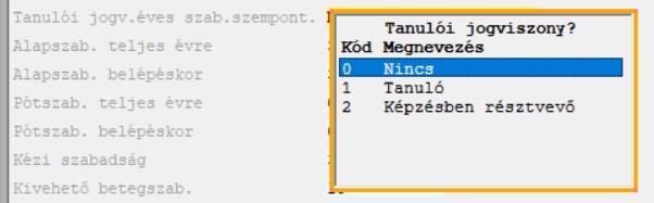 Tanulói jogviszony az éves szabadság szempontjából